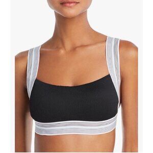 Dolce Vita Two Piece Swimsuit Size S/M Black NWT $134 Bathing Suit Bikini Cheeky